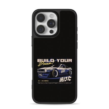 Build Your Dream 666 tuned JDM car iPhone 16 Pro Max Black Case
