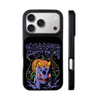 Bulbasaur Halloween pumpkin iPhone 17 Pro Max Black Case
