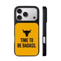 Bull Head Time To Be Badass iPhone 17 Pro Max Black Case