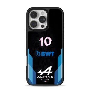 BWT Alpine F1 Team Number 10 iPhone 16 Pro Max Black Case