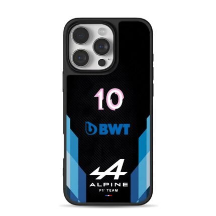 BWT Alpine F1 Team Number 10 iPhone 16 Pro Max Black Case