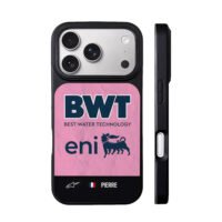 BWT Eni Pink F1 Livery With Pierre iPhone 17 Pro Max Black Case