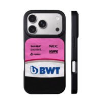 BWT Sahara F1 livery logos iPhone 17 Pro Max Black Case
