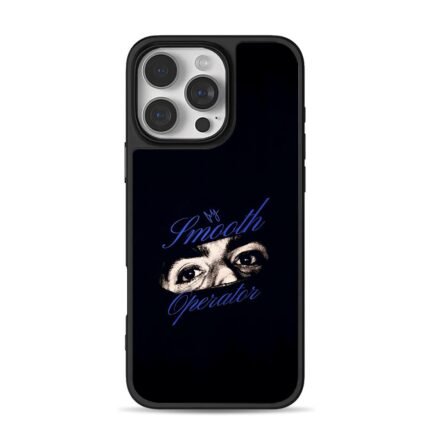 By Smooth Operator masked eyes iPhone 16 Pro Max Black Case