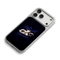 By Smooth Operator masked eyes iPhone 17 Pro Max Electroplated Silver Case2