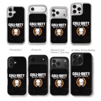 Call of Duty Black Ops 3 Skull Chris Brown Phone Case Black Electroplated Silver For Iphone 11 To 17