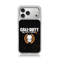 Call of Duty Black Ops 3 Skull iPhone 17 Pro Max Electroplated Silver Case1