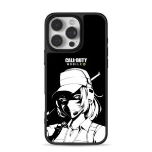 Call of Duty Mobile anime girl Phone Case for iPhone 11-17 & Samsung Galaxy S24-S26