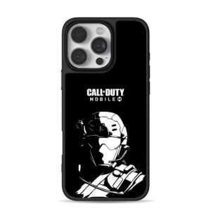Call of Duty Mobile soldier Phone Case for iPhone 11-17 & Samsung Galaxy S24-S26