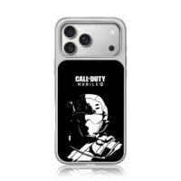Call of Duty Mobile soldier iPhone 17 Pro Max Electroplated Silver Case1