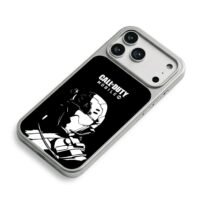 Call of Duty Mobile soldier iPhone 17 Pro Max Electroplated Silver Case2