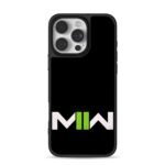 Call of Duty MWII white green logo iPhone 16 Pro Max Black Case