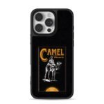 Camel ad with man riding camel Phone Case for iPhone 11-17 & Samsung Galaxy S24-S26