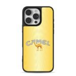 Camel logo and camel on yellow Phone Case for iPhone 11-17 & Samsung Galaxy S24-S26