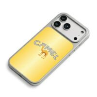 Camel logo and camel on yellow Phone Case for iPhone 11-17 & Samsung Galaxy S24-S26 - Image 5