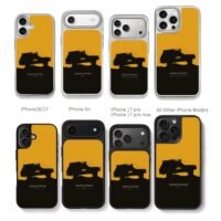 Camel Trophy 1981 Range Rover Chris Brown Phone Case Black Electroplated Silver For Iphone 11 To 17