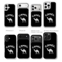 CamelLogoCamelSilhouette1913 Chris Brown Phone Case Black Electroplated Silver For Iphone 11 To 17