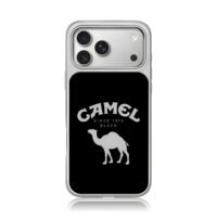 CamelLogoCamelSilhouette1913 iPhone 17 Pro Max Electroplated Silver Case1