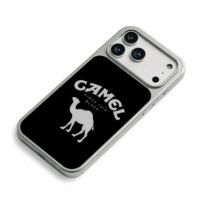 CamelLogoCamelSilhouette1913 iPhone 17 Pro Max Electroplated Silver Case2