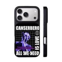 Canserbero singing love slogan iPhone 17 Pro Max Black Case