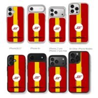 Carlos Sainz 55 Ferrari F1 car Chris Brown Phone Case Black Electroplated Silver For Iphone 11 To 17