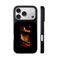 Carlos Sainz F1 Eye Close Art iPhone 17 Pro Max Black Case