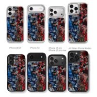 Carlos Sainz F1 racing collage Chris Brown Phone Case Black Electroplated Silver For Iphone 11 To 17