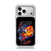 Carlos Sainz F1 red helm chili iPhone 17 Pro Max Electroplated Silver Case1