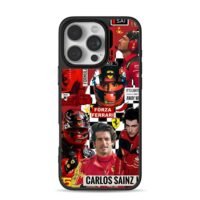 Carlos Sainz Ferrari F1 pics Phone Case for iPhone 11-17 & Samsung Galaxy S24-S26