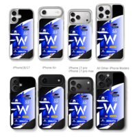 Carlos Sainz Jr F1 55 Williams Chris Brown Phone Case Black Electroplated Silver For Iphone 11 To 17