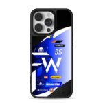 Carlos Sainz Jr F1 55 Williams Phone Case for iPhone 11-17 & Samsung Galaxy S24-S26