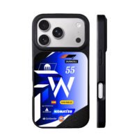 Carlos Sainz Jr F1 55 Williams iPhone 17 Pro Max Black Case
