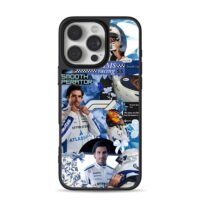 Carlos Sainz racing 55 collage Phone Case for iPhone 11-17 & Samsung Galaxy S24-S26