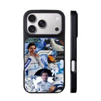 Carlos Sainz racing 55 collage iPhone 17 Pro Max Black Case