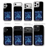 Carlos Sainz racing blue grid Chris Brown Phone Case Black Electroplated Silver For Iphone 11 To 17