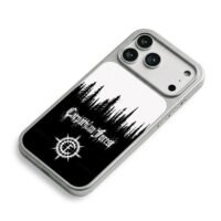 Carpathian Forest pine compass iPhone 17 Pro Max Electroplated Silver Case2