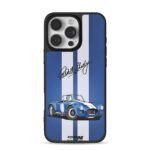 Carroll Shelby blue Cobra art Phone Case for iPhone 11-17 & Samsung Galaxy S24-S26