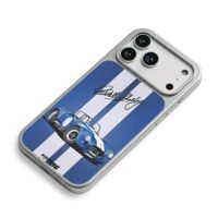 Carroll Shelby blue Cobra art iPhone 17 Pro Max Electroplated Silver Case2