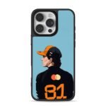 Cartoon 81 F1 racer mastercard art Phone Case for iPhone 11-17 & Samsung Galaxy S24-S26