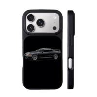 Cartoon black Nissan R32 JDM iPhone 17 Pro Max Black Case