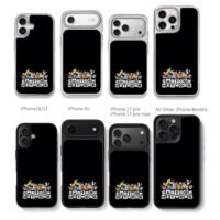 Cartoon Network classic toons Chris Brown Phone Case Black Electroplated Silver For Iphone 11 To 17