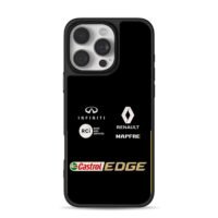 Castrol Edge Renault Infiniti logos iPhone 16 Pro Max Black Case