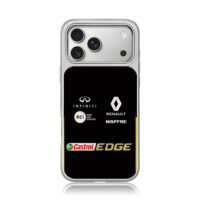 Castrol Edge Renault Infiniti logos iPhone 17 Pro Max Electroplated Silver Case1