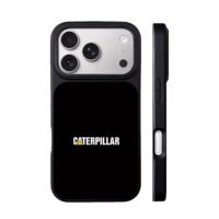 Caterpillar CAT logo on black iPhone 17 Pro Max Black Case