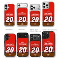 CBell Craftsman No20 Toyota racing livery Chris Brown Phone Case Black Electroplated Silver For Iphone 11 To 17