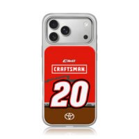 CBell Craftsman No20 Toyota racing livery iPhone 17 Pro Max Electroplated Silver Case1