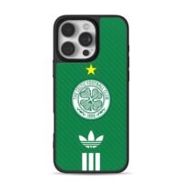 Celtic FC Adidas green badge iPhone 16 Pro Max Black Case