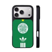 Celtic FC Adidas green badge iPhone 17 Pro Max Black Case