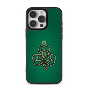 Celtics Celtic knot shamrock iPhone 16 Pro Max Black Case