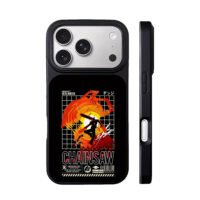 Chainsaw Man Denji silhouette iPhone 17 Pro Max Black Case